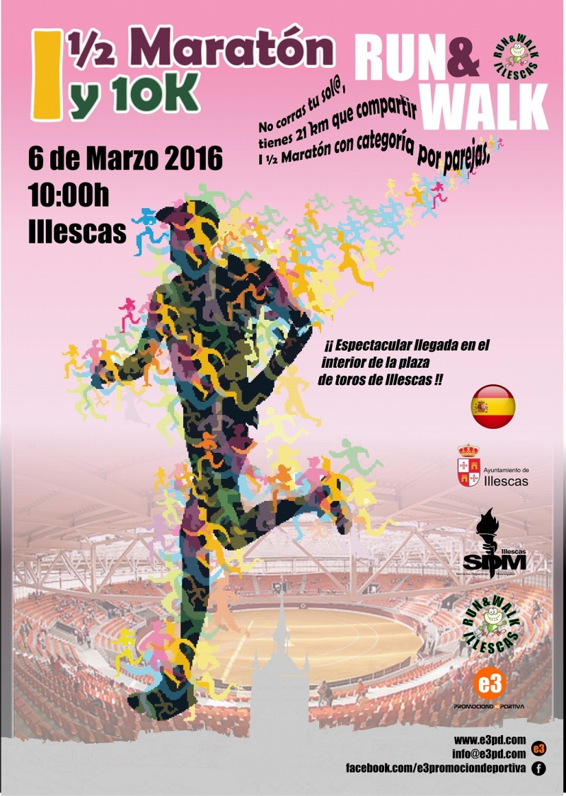 I 1/2 MARATÓN Y 10K RUN&WALK - ILLESCAS - Inscriu-te