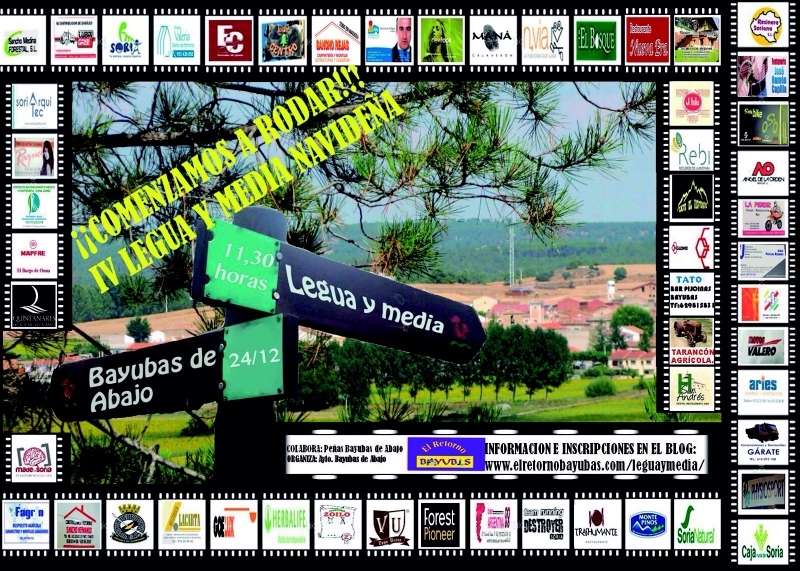 IV LEGUA Y MEDIA NAVIDEÑA - BAYUBAS  - Inscríbete