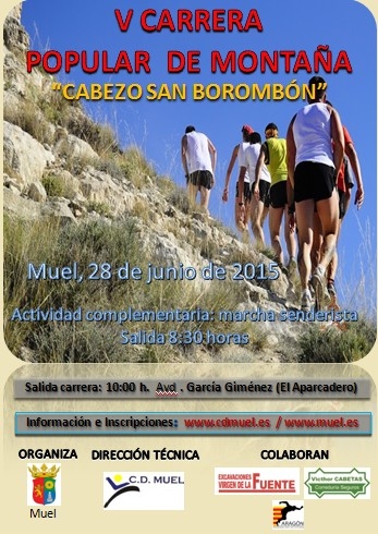 V CARRERA POPULAR DE MONTAÑA CABEZO SAN BOROMBON - Inscreva-se