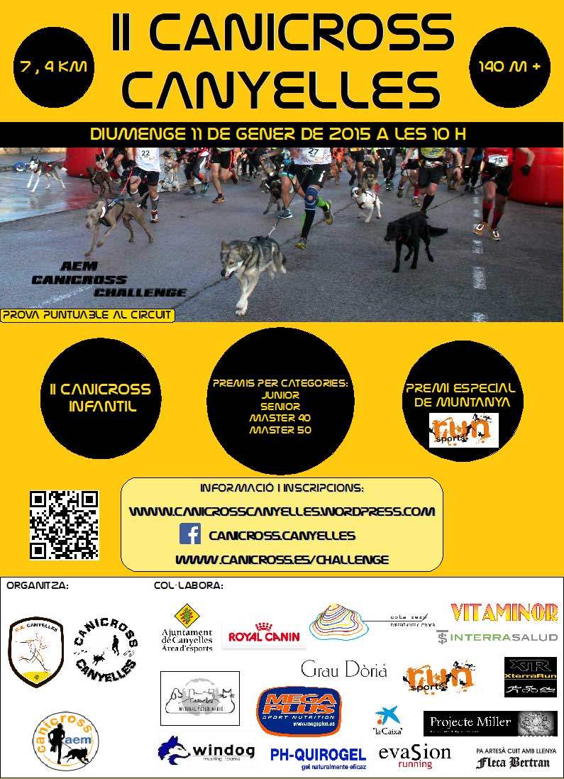  II CANICROSS DE CANYELLES - Inscriu-te