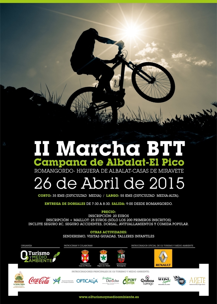 II MARCHA BTT CAMPANA DE ALBALAT- EL PICO - Inscreva-se