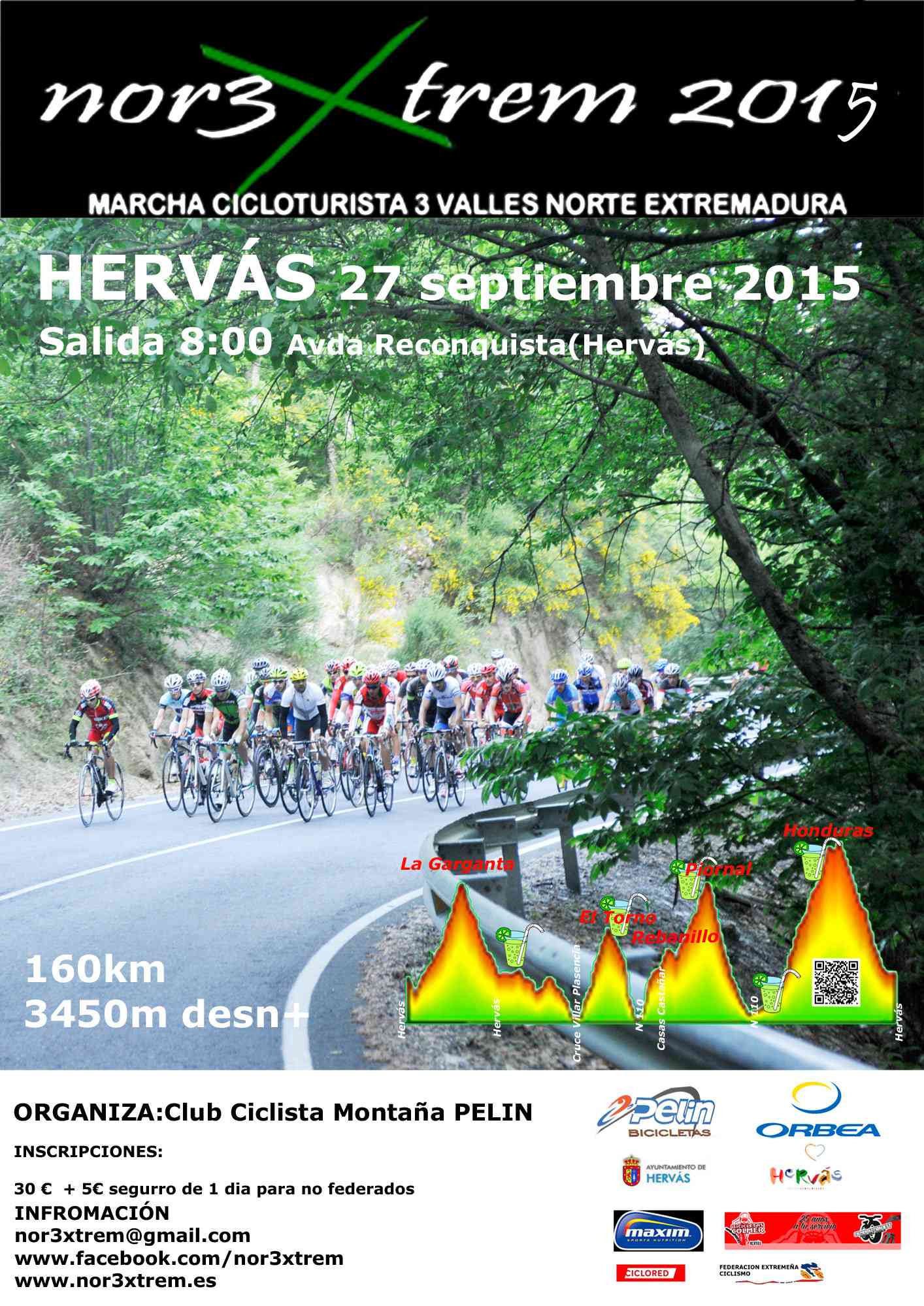 MARCHA CICLOTURISTA 3 VALLES NOR3XTREM  - Inscreva-se