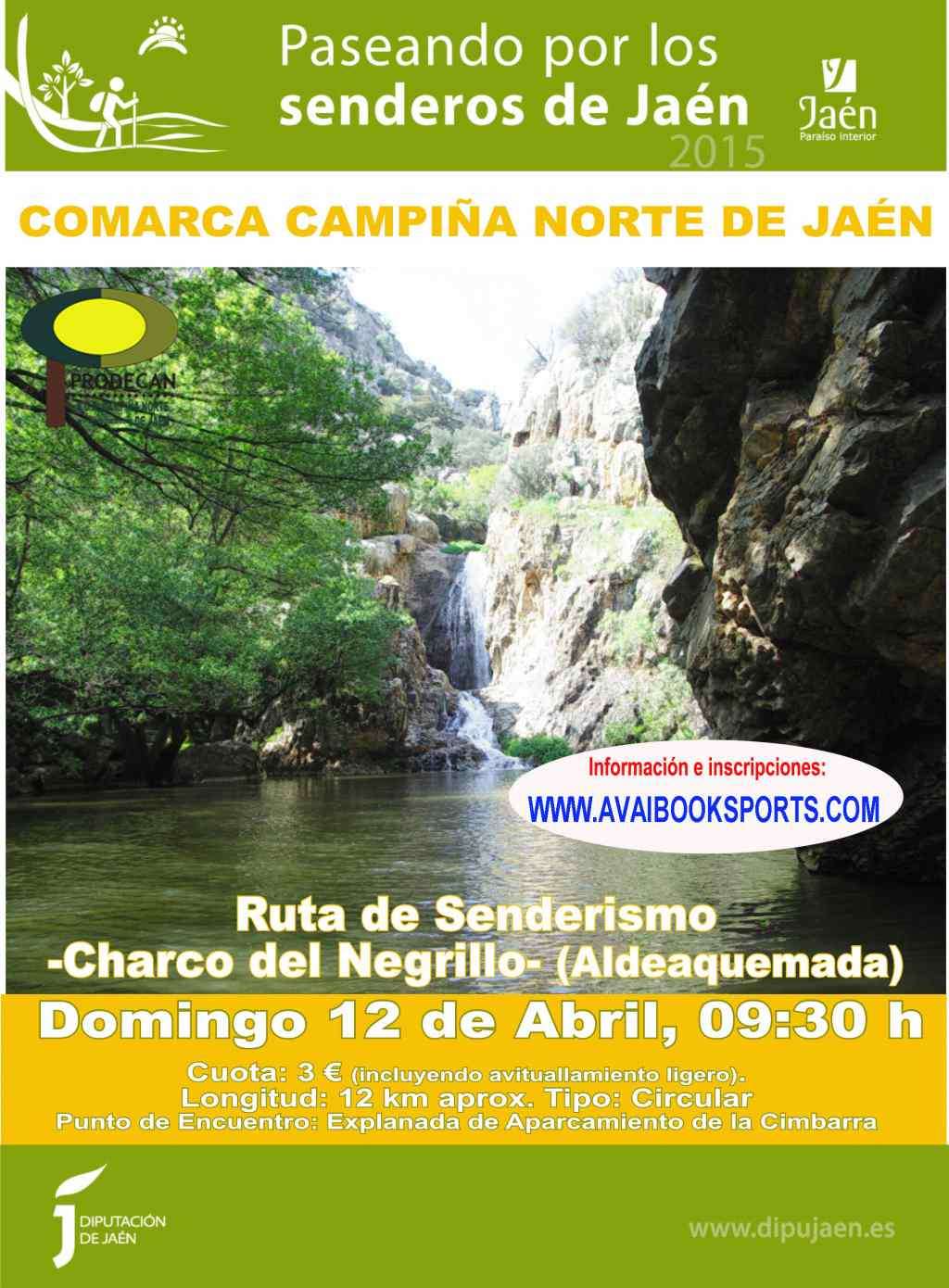 PASEANDO POR LOS SENDEROS - CAMPIÑA NORTE DE JAÉN -  CHARCO DEL NEGRILLO (ALDEAQUEMADA) - Inskriba zaitez