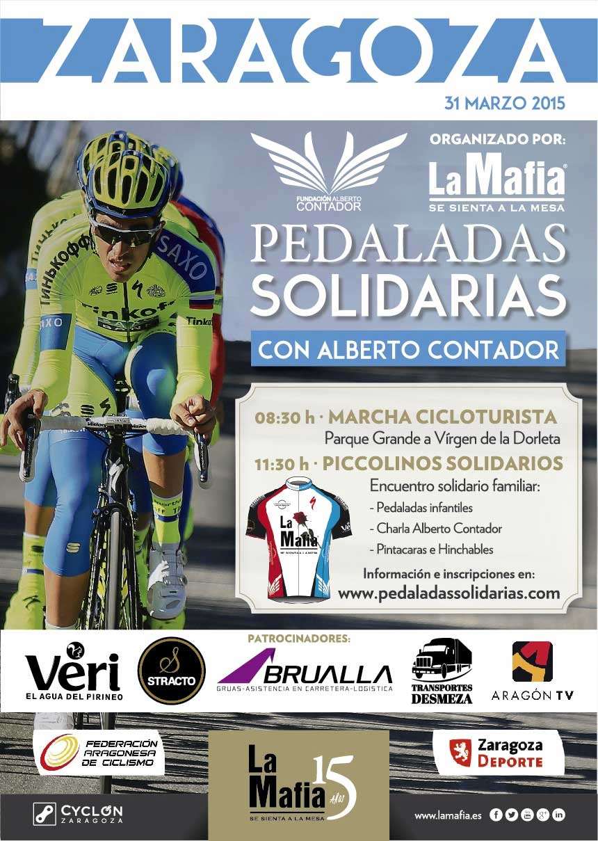 I MARCHA CICLOTURISTA SOLIDARIA LA MAFIA - FUNDACIÓN ALBERTO CONTADOR - Inscríbete