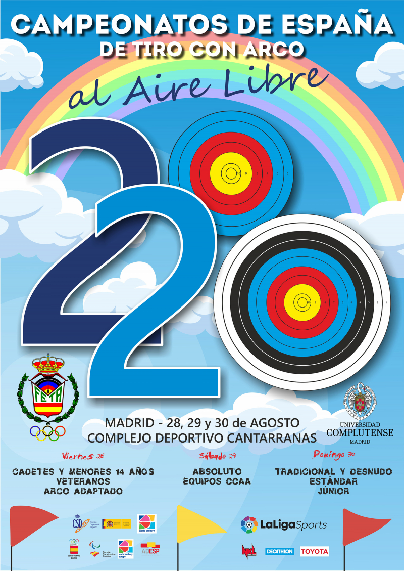 CAMPEONATOS DE ESPAÑA AL AIRE LIBRE - MADRID 2020 - Inscríbete