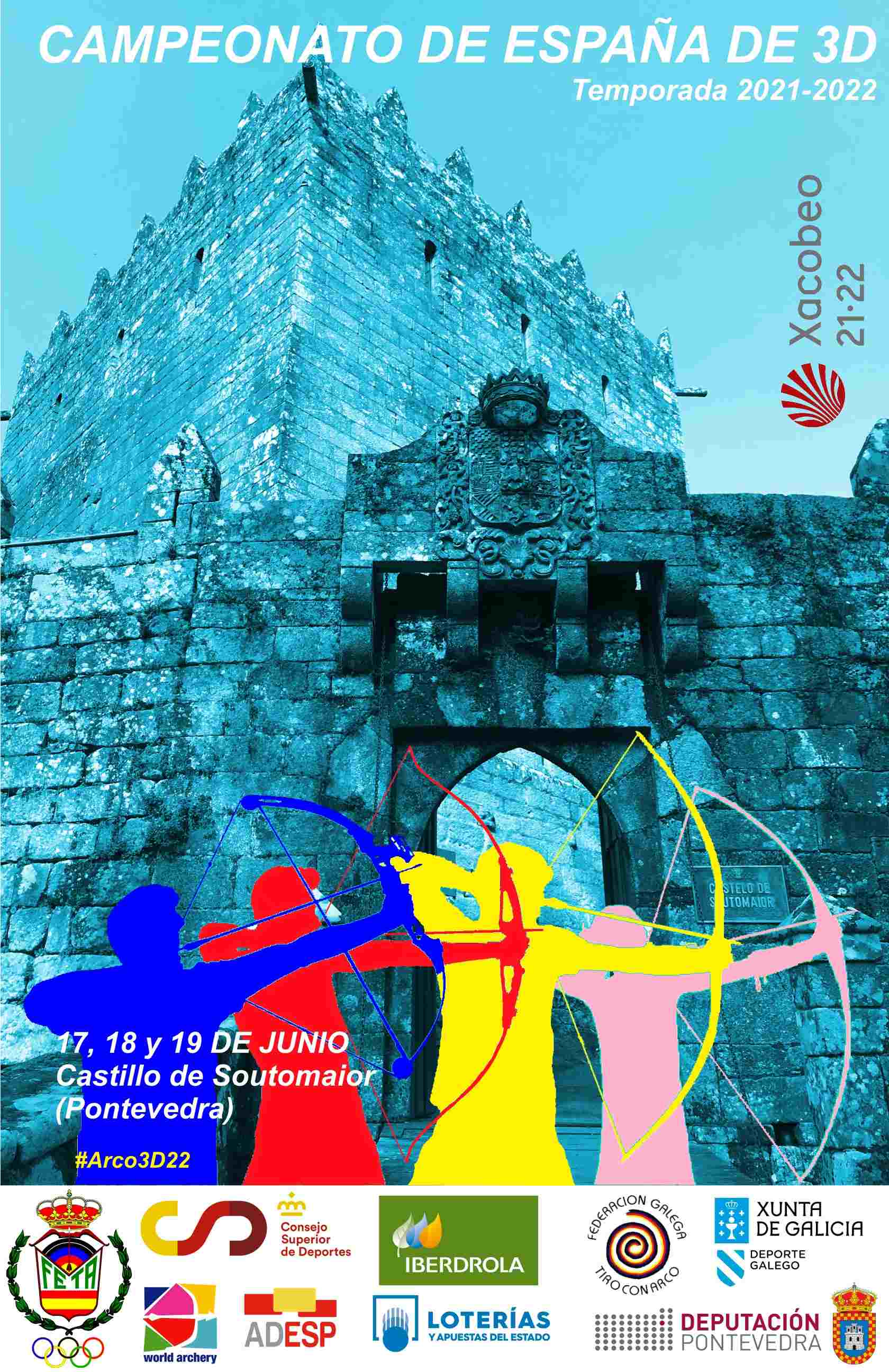 CAMPEONATO DE ESPAÑA 3D 2021/2022 - SOUTOMAIOR (GALICIA) - Inscriu-te