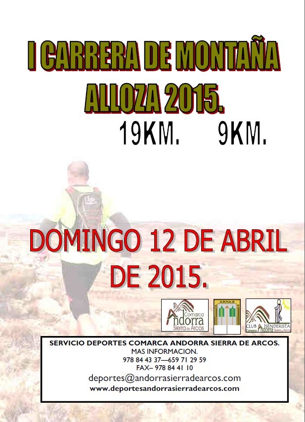 I CARRERA DE MONTAÑA EN ALLOZA - Inscreva-se