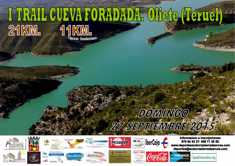 I TRAIL CUEVA FORADADA OLIETE 2015 - Inscríbete