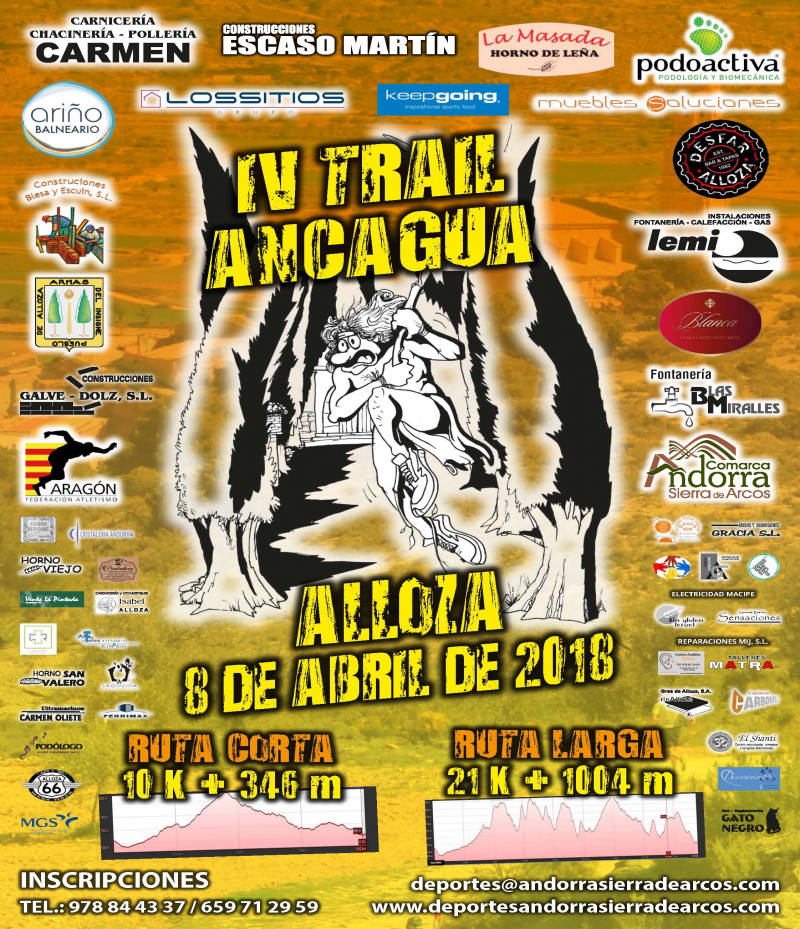 4º TRAIL ANCAGUA DE MONTAÑA ALLOZA 2018 - Inscreva-se