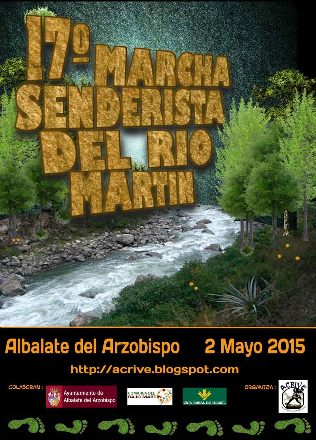 MARCHA SENDERISTA DEL RÍO MARTÍN  - Inscríbete