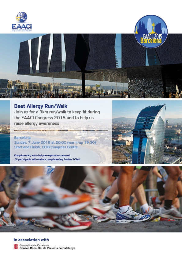 EAACI BEAT ALLERGY RUN / WALK  - Inscríbete