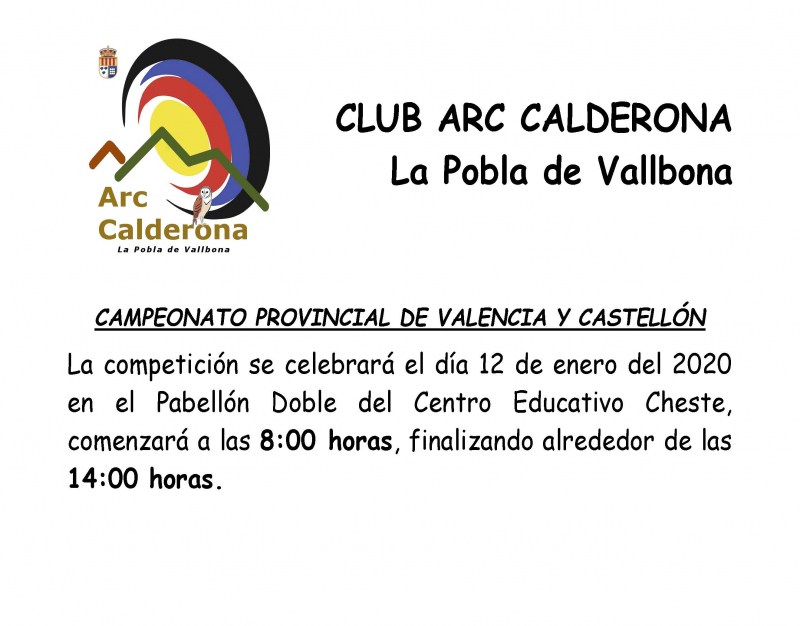 CAMPEONATO PROVINCIAL DE SALA (VALENCIA Y CASTELLÓN) 2020 - Inscreva-se