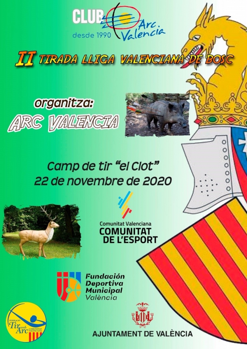 2ª TIRADA LIGA VALENCIANA DE RECORRIDO DE BOSQUE 3D  2020/21 - Inscriu-te