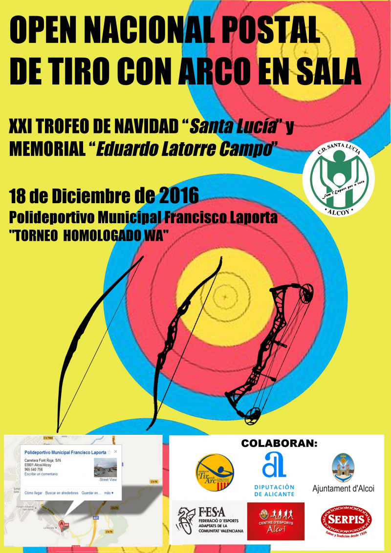 OPEN NACIONAL POSTAL Y XXI TROFEO DE NAVIDAD SANTA LUCIA - Inscríbete