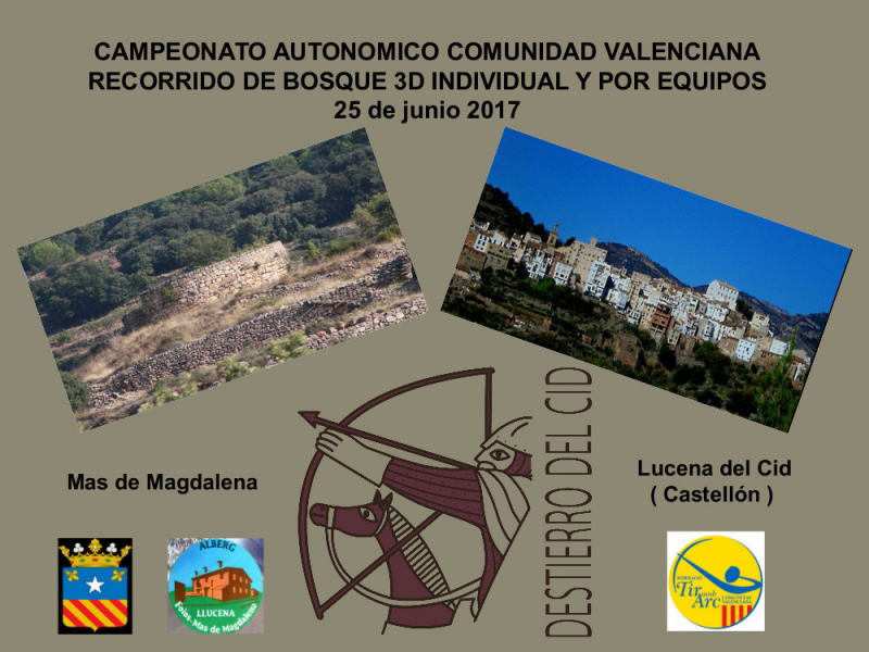 XXIII CAMPEONATO AUTONOMICO VALENCIANO 3D INDIVIDUAL Y VII POR EQUIPOS - Inscríbete