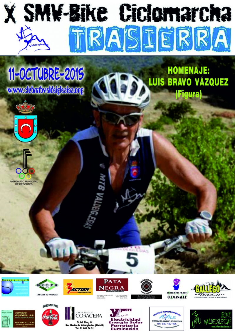 X SMV-BIKE CICLOMARCHA TRASIERRA - Prijava