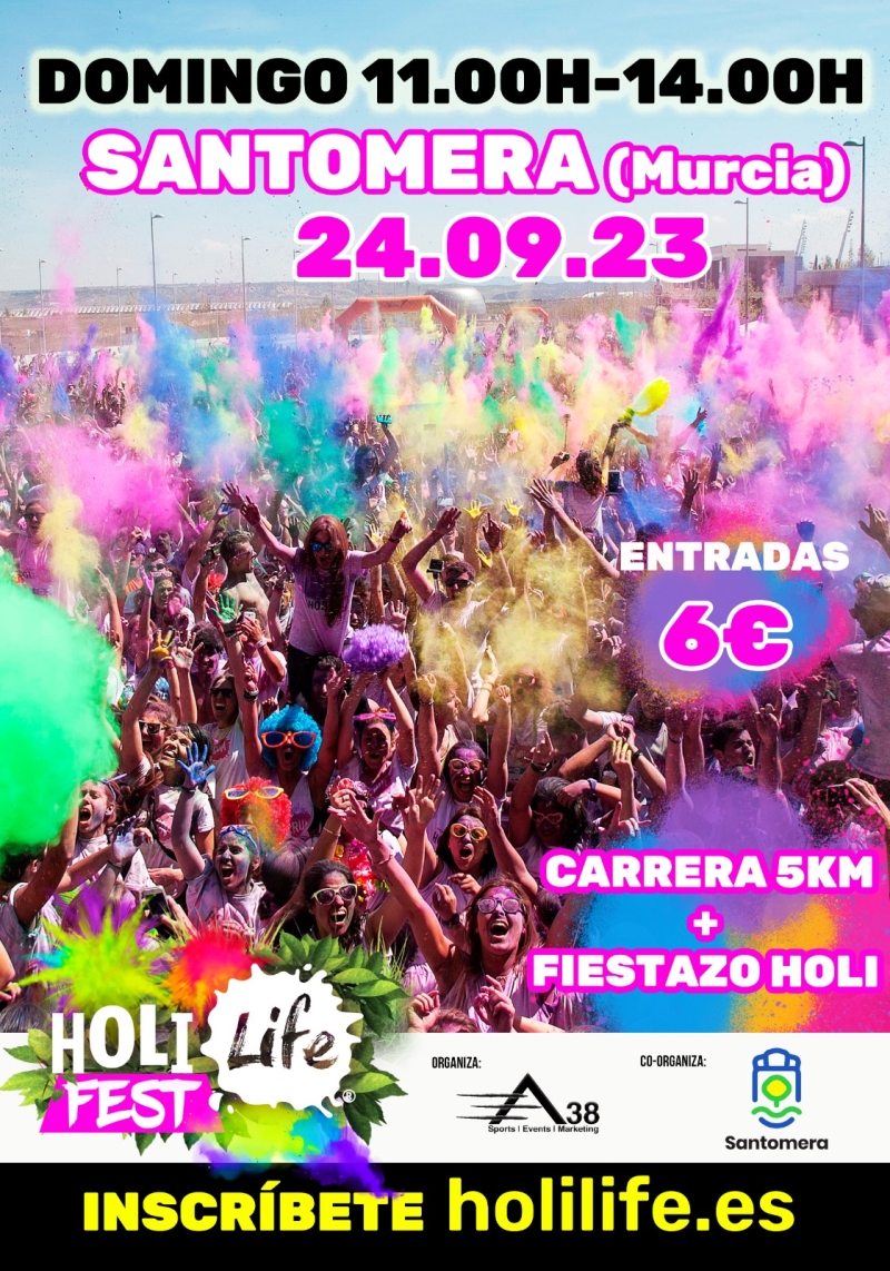 HOLI LIFE LITE SANTOMERA 1ST EDITION 2023 - Inscríbete