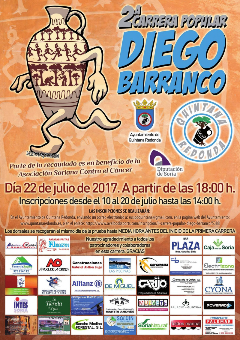 II CARRERA POPULAR DIEGO BARRANCO  - Prijava