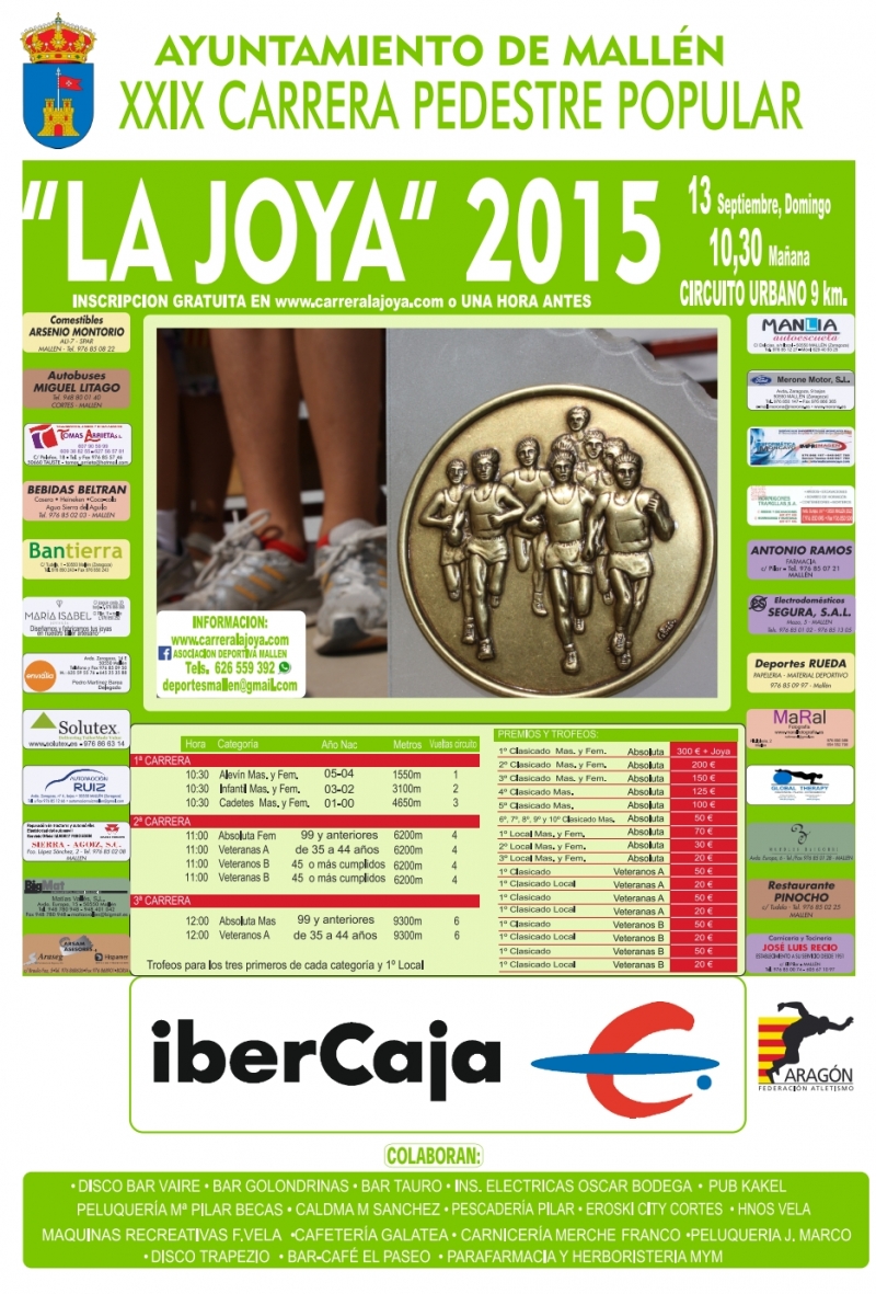 CARRERA PEDESTRE LA JOYA DE MALLÉN  - Inskriba zaitez