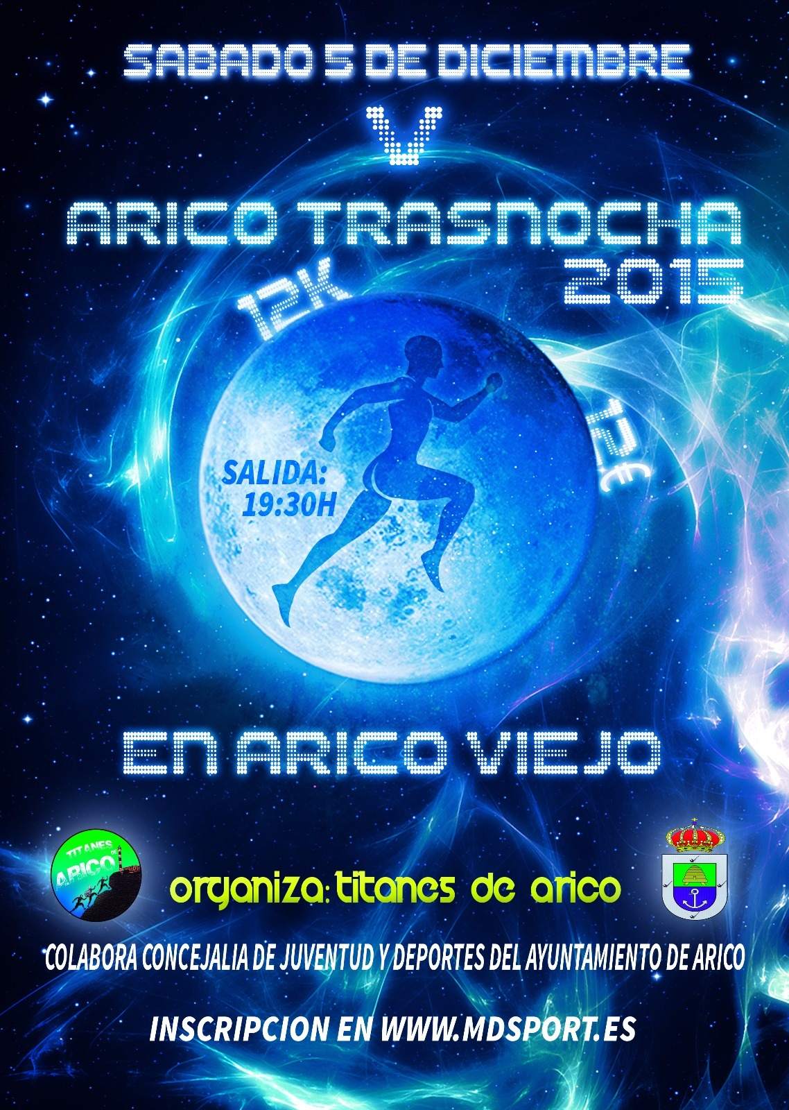 V ARICO TRASNOCHA 2015 12 KM - Register