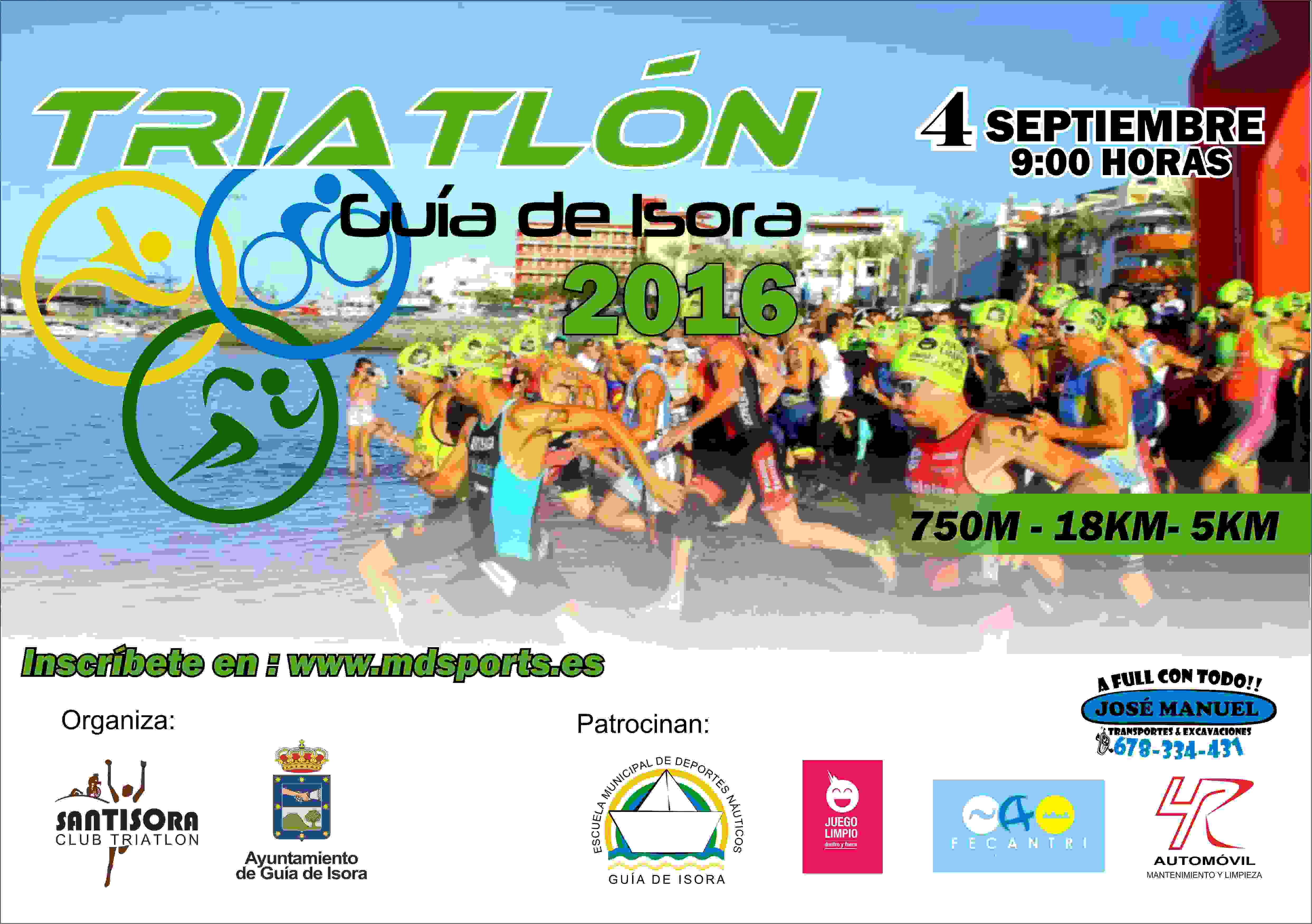 TRIATLON GUÍA DE ISORA 2016 - Inscríbete