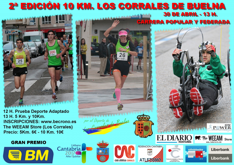 II EDICIÓN DE LOS 5KM Y 10 KM LOS CORRALES DE BUELNA - Inscríbete