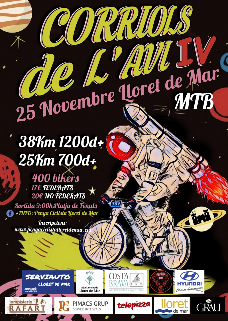 IV MARXA BTT CORRIOLS DE L'AVI  - Inscriu-te