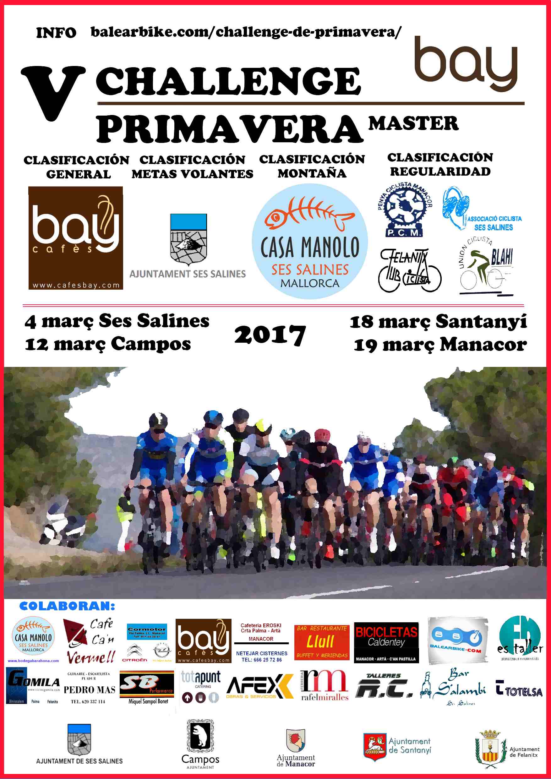 CHALLENGE DE PRIMAVERA CAFÉS BAY - Inscríbete