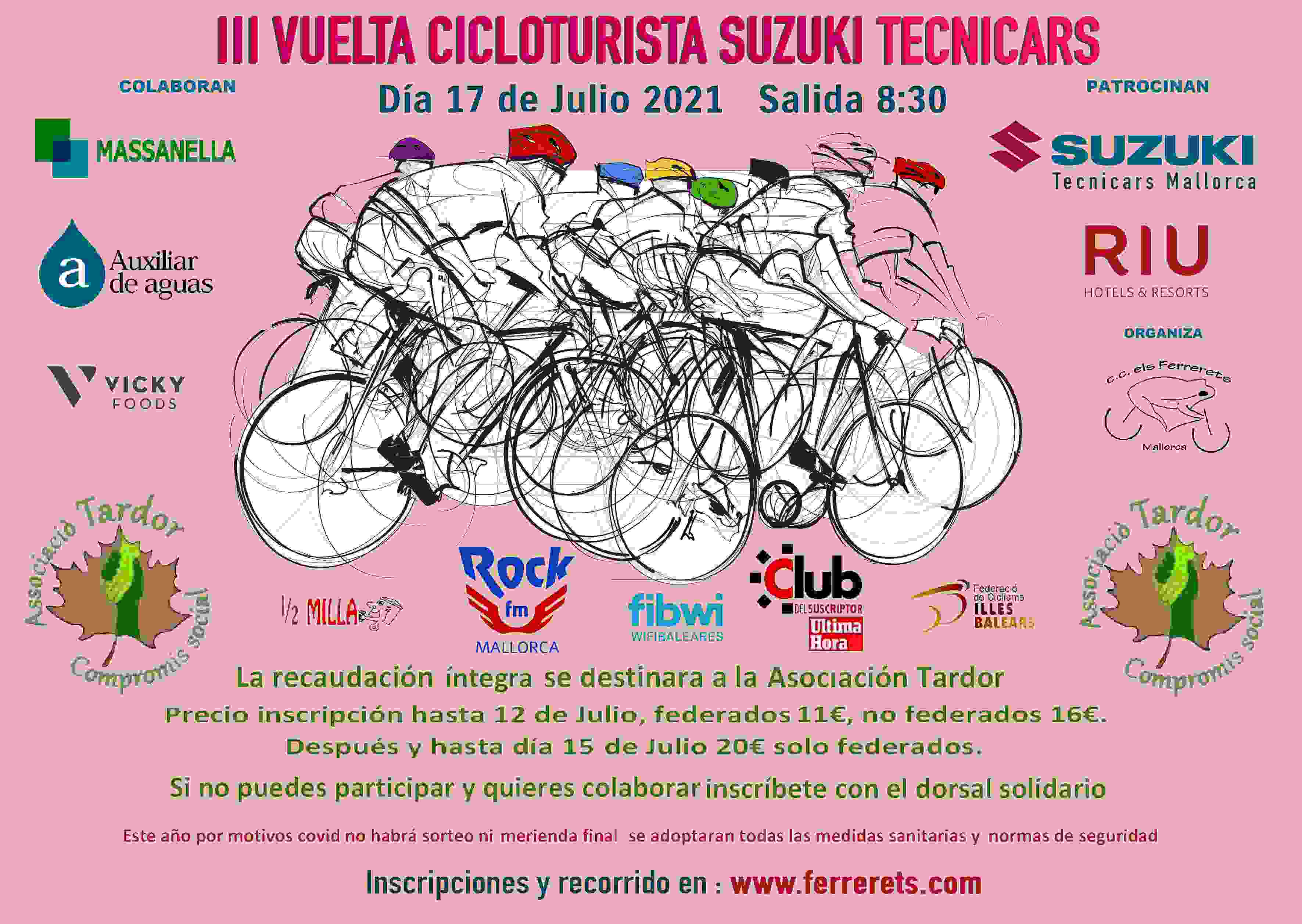 III VUELTA CICLOTURISTA SUZUKI TECNICARS - Inscriu-te