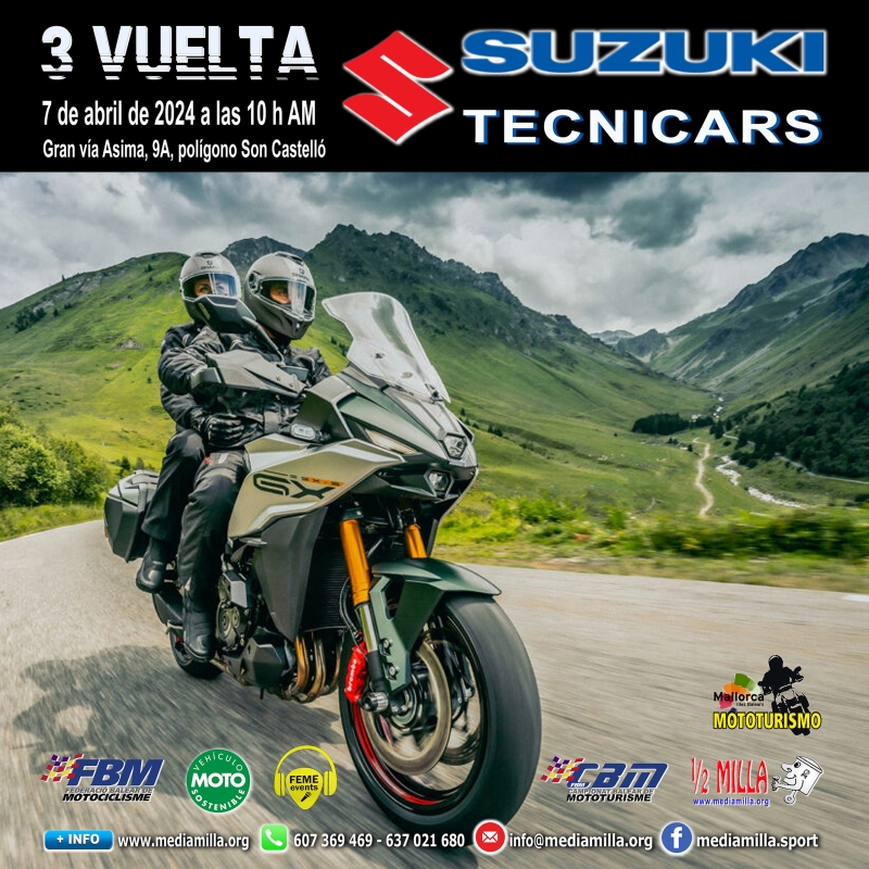 3ª VUELTA SUZUKI TECNICARS - Inscríbete