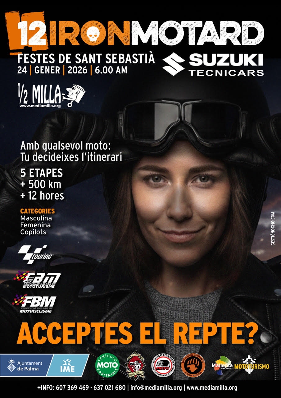 12º IRON MOTARD  FESTES DE SANT SEBASTIÀ - Inscríbete