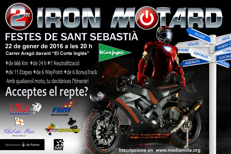 2º IRON MOTARD - Inscríbete