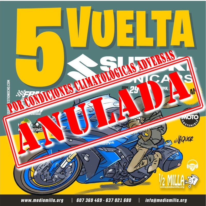 5ª VUELTA SUZUKI TECNICARS - Inscriu-te