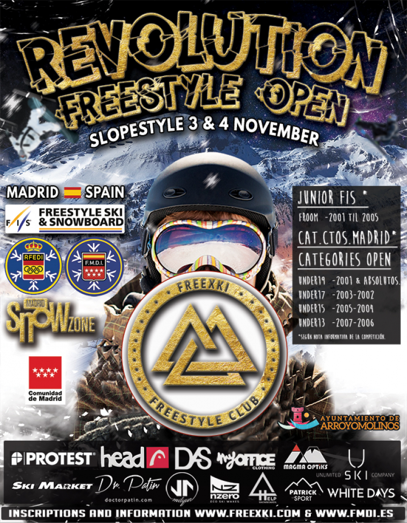 REVOLUTION FREESTYLE OPEN - 2018 - Inscríbete