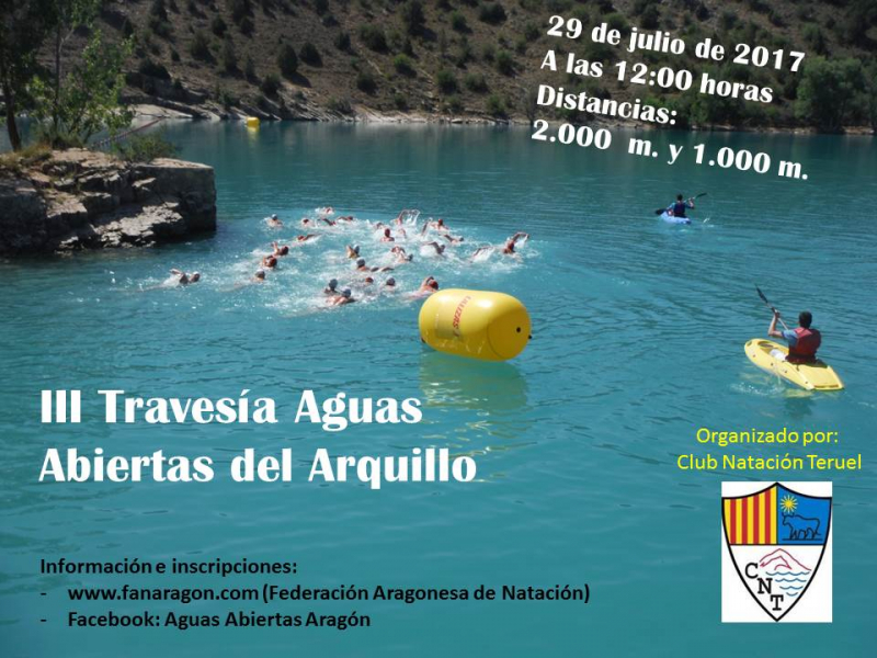III TRAVESÍA AGUAS ABIERTAS EL ARQUILLO  - Inscríbete