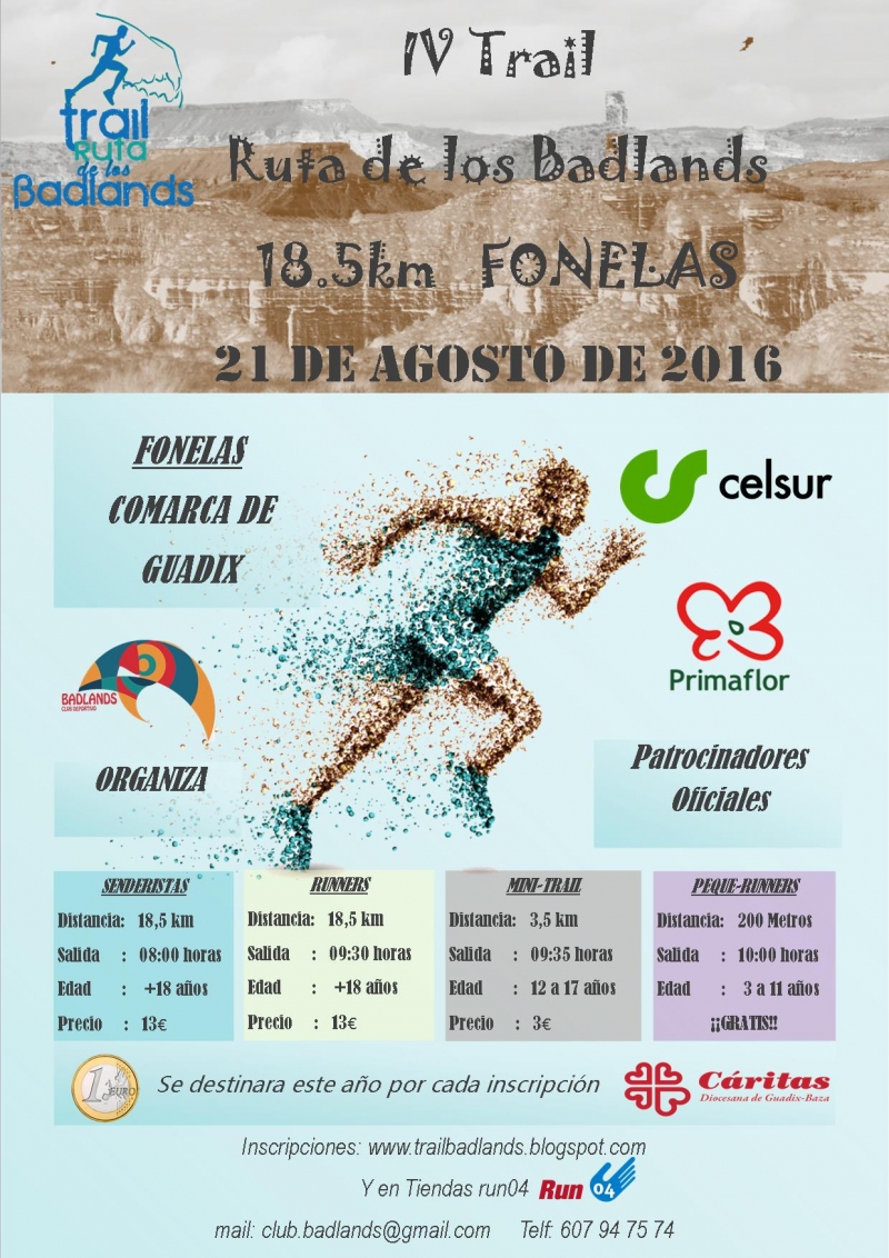 4º TRAIL RUTA DE LOS BADLANDS - Inscriu-te