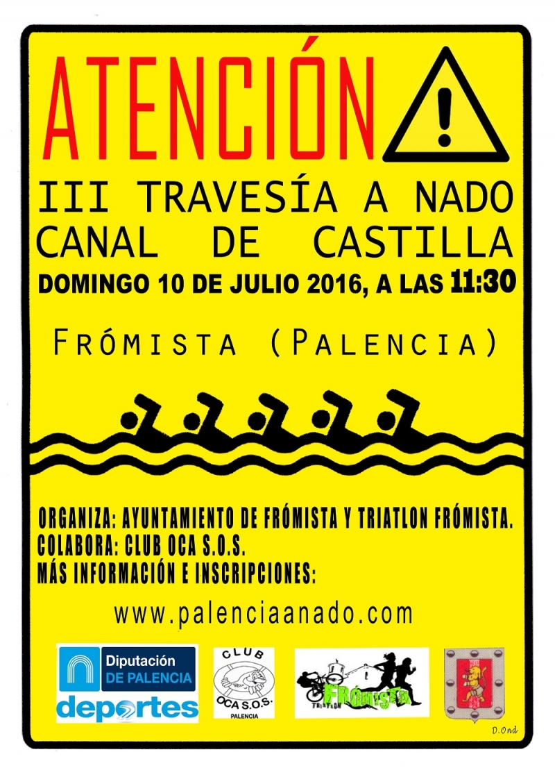 TRAVESIA A NADO CANAL DE CASTILLA   -  FROMISTA–  - Inskriba zaitez