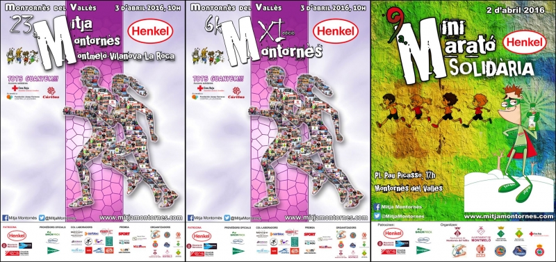 23A MITJA MONTORNÈS-MONTMELÓ-VILANOVA-LA ROCA / XI CURSA 6KM MONTORNÈS - Inscriu-te