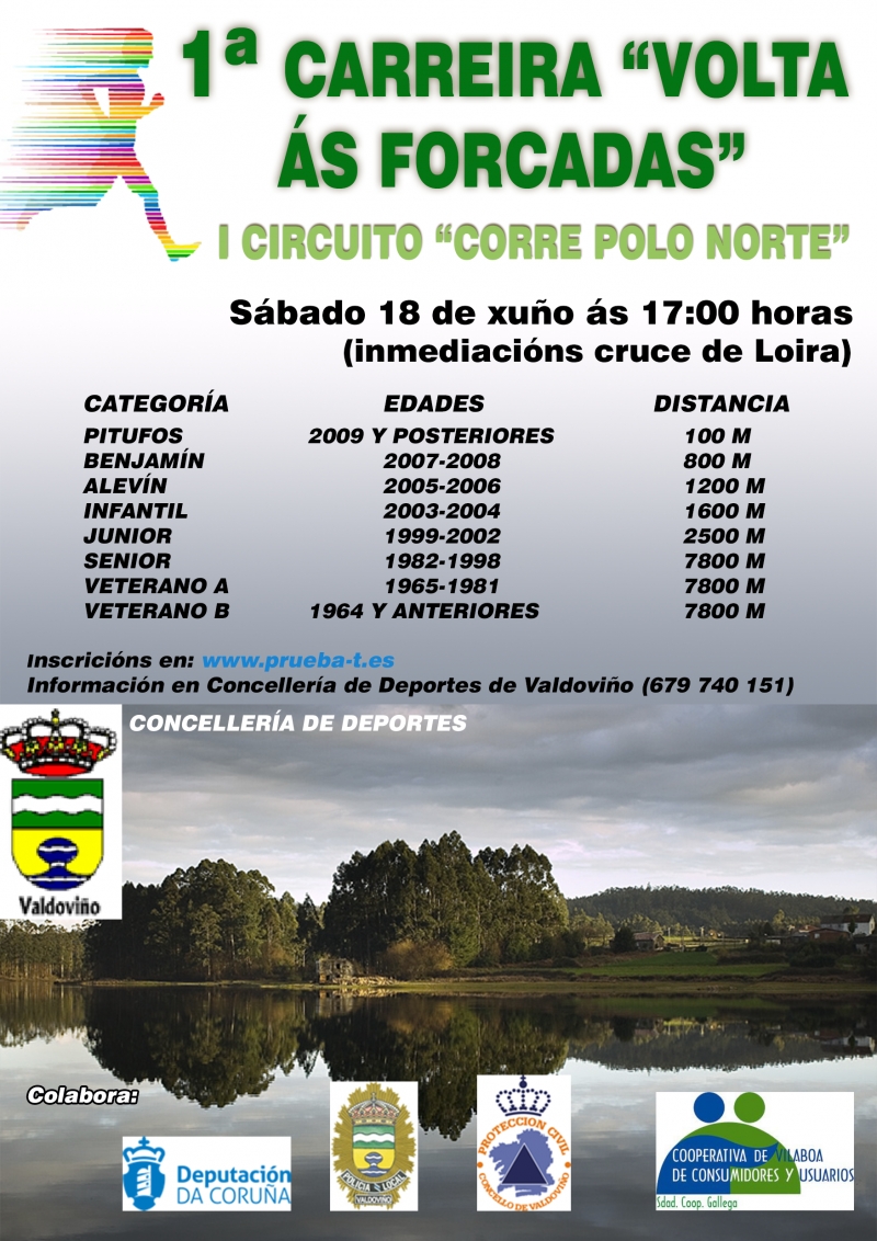 VALDOVIÑO  -  5ª PRUEBA CORRE POLO NORTE  - Inscreva-se