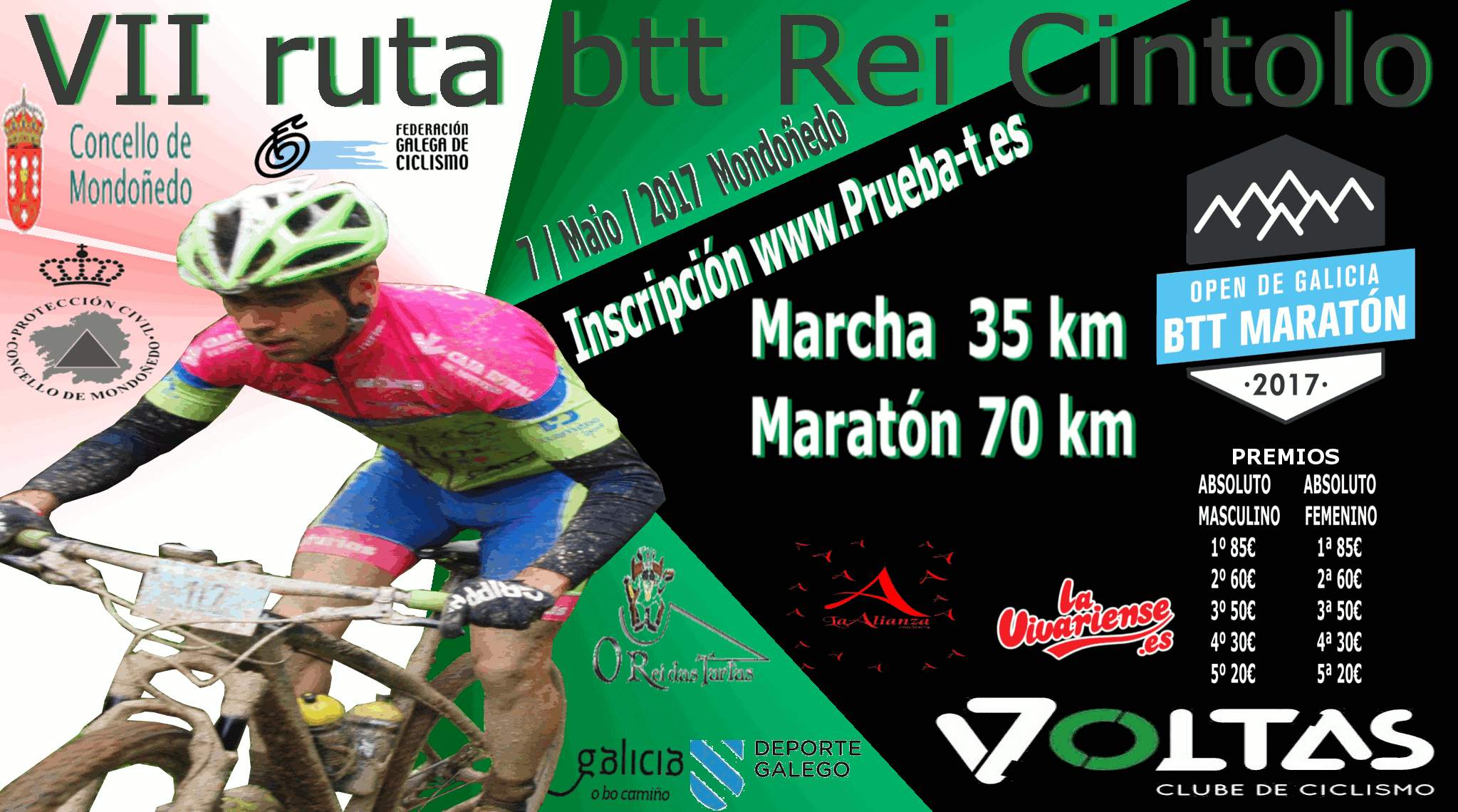 VII RUTA BTT REI CINTOLO - Inscríbete