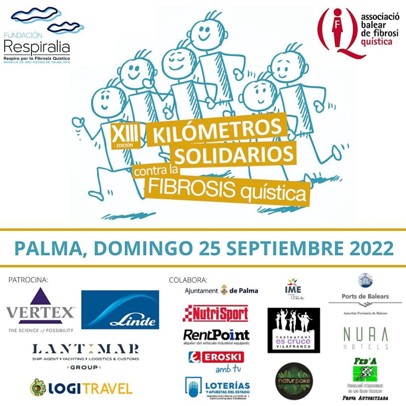 RESPIRALIA 2022  KILÓMETROS SOLIDARIOS CONTRA LA FIBROSIS QUÍSTICA - Inscriu-te