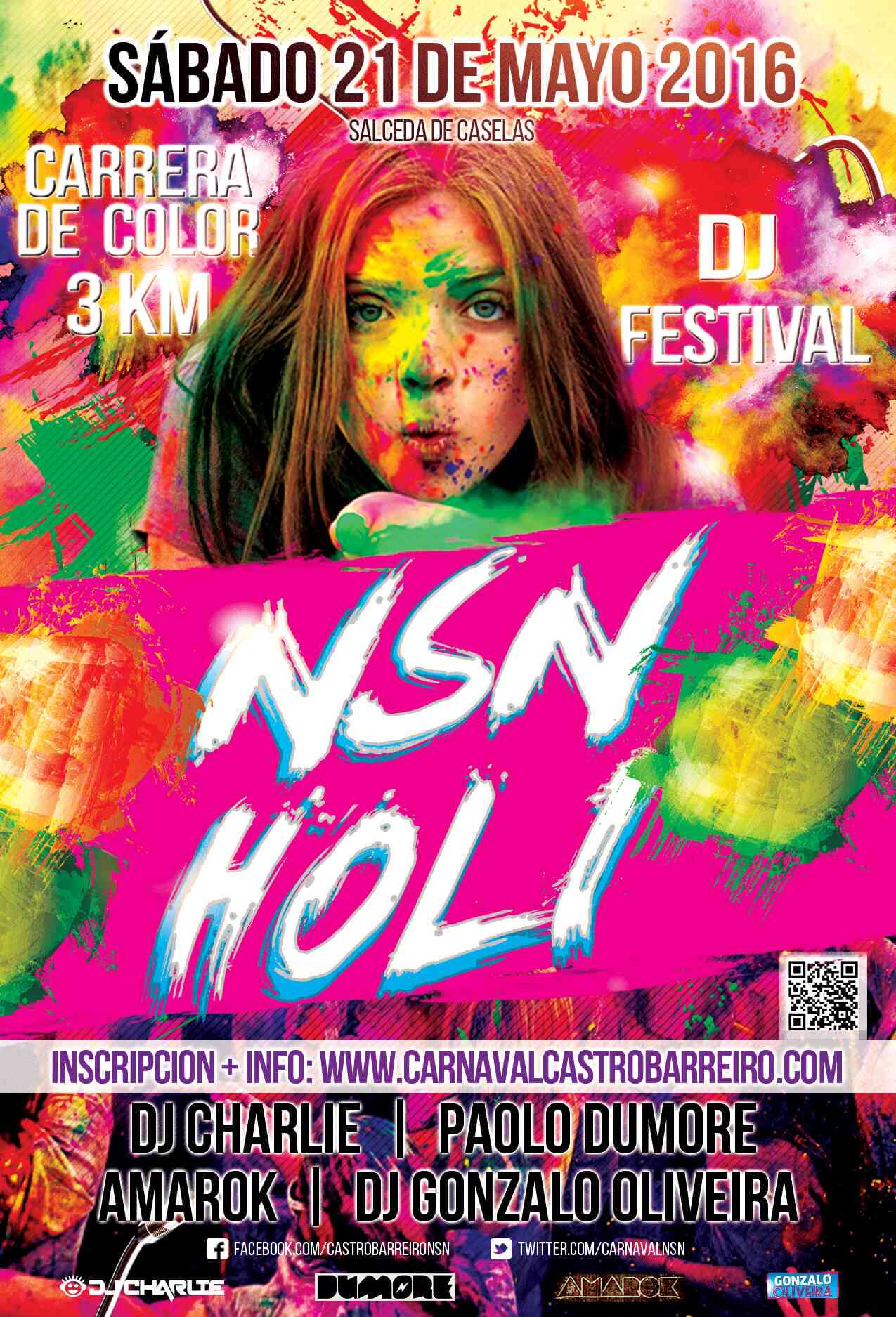 I NSN HOLI. CARRERA & DJ FESTIVAL - Zur Anmeldung