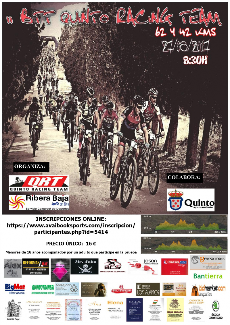 II BTT QUINTO RACING TEAM  - Register