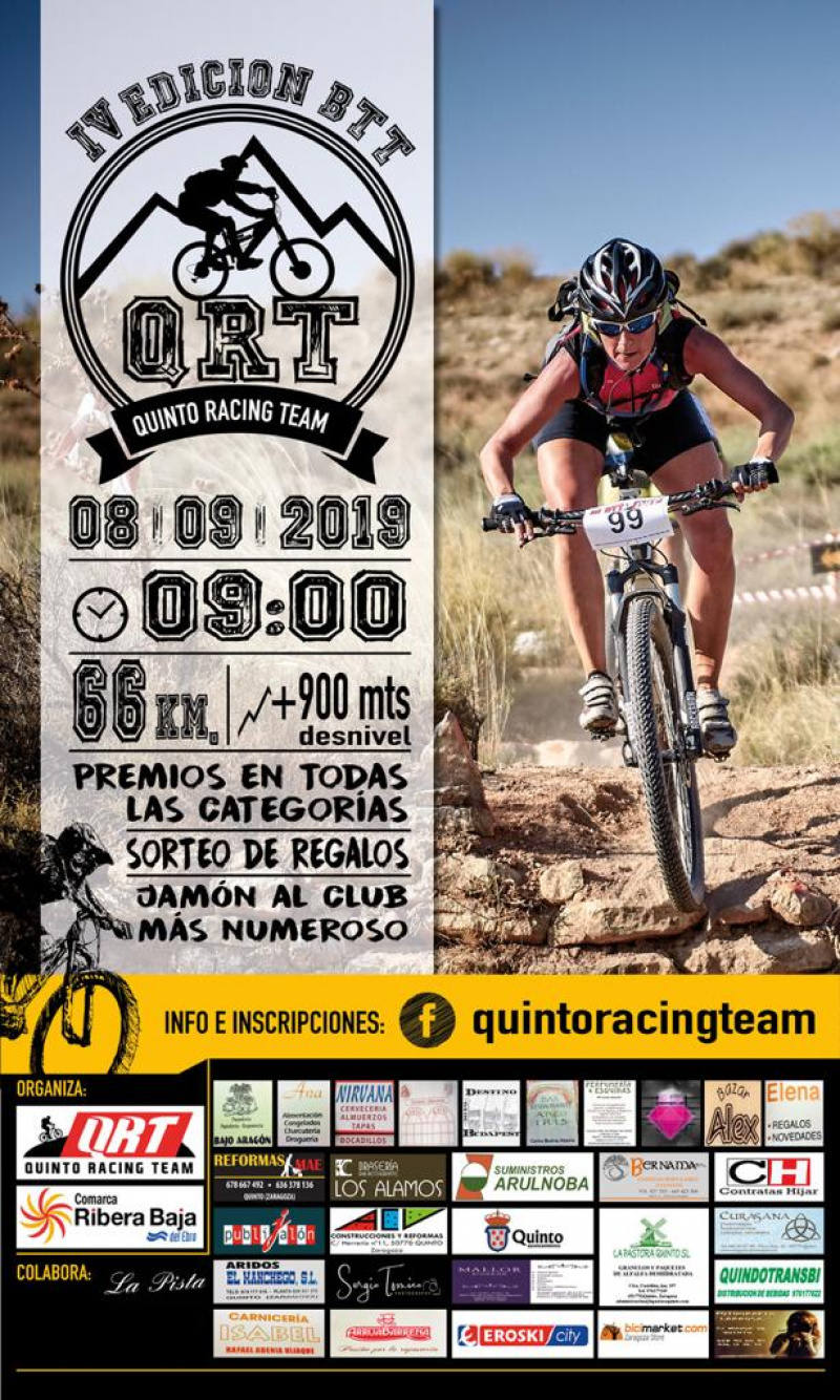 IV BTT QUINTO RACING TEAM - Inscríbete