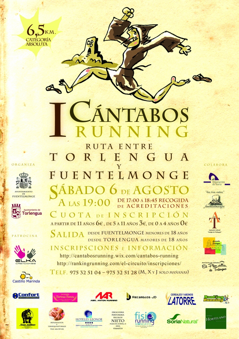 I CARRERA CÁNTABOS RUNNING - Inscríbete