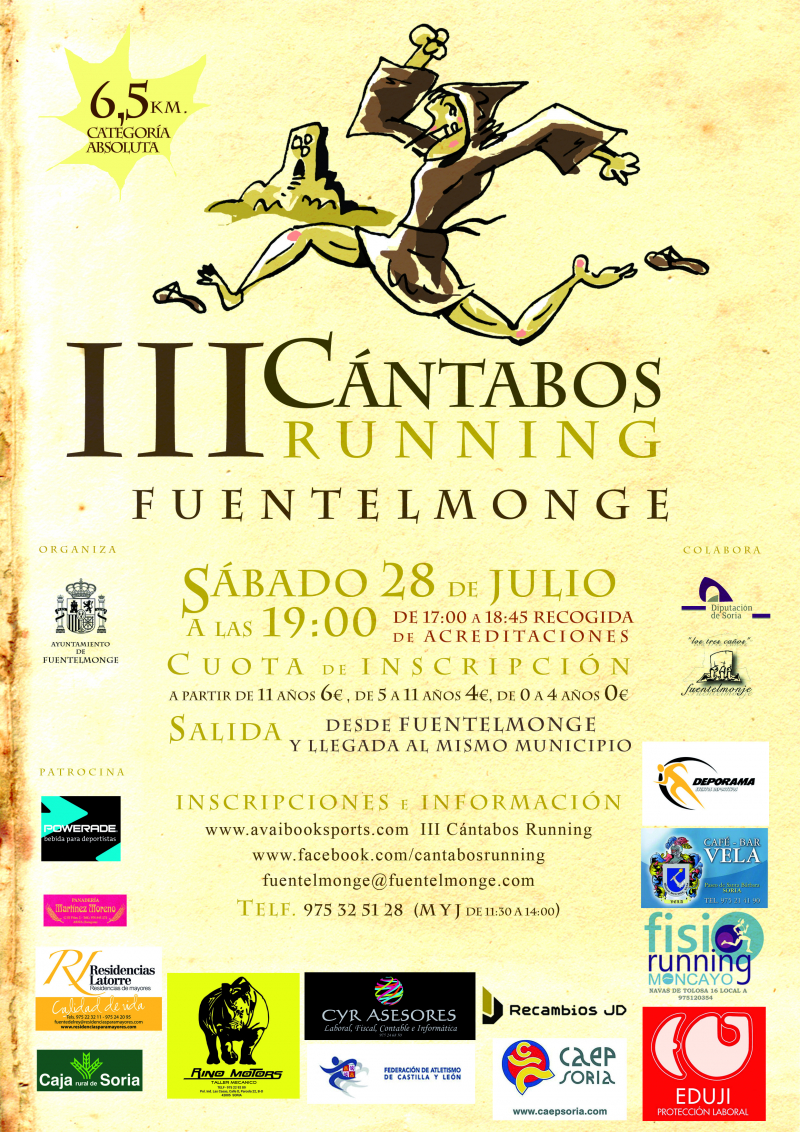 III CÁNTABOS RUNNING - Register