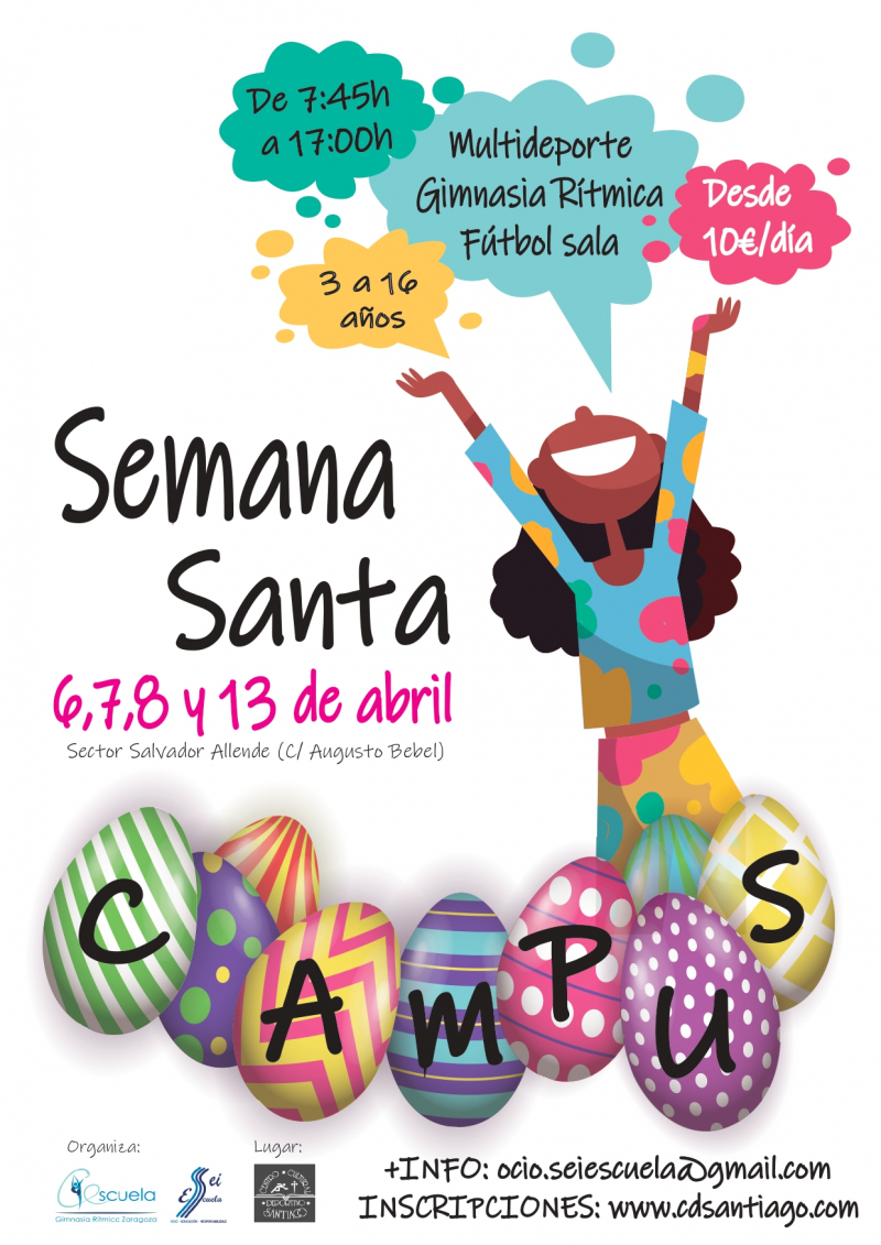 CAMPUS SEMANA SANTA -  CENTRO DEPORTIVO SANTIAGO 2020 - Inscríbete