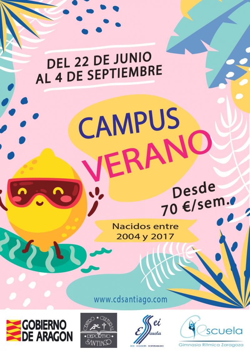 C.D. SANTIAGO - CAMPUS DE VERANO 2020 - Inscríbete