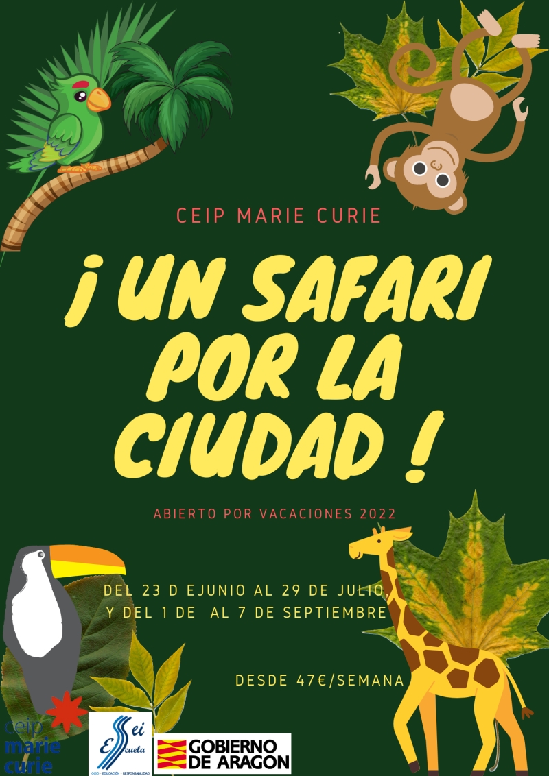 ABIERTO POR VACACIONES MARIE CURIE - VERANO 2022  - Inscris-toi