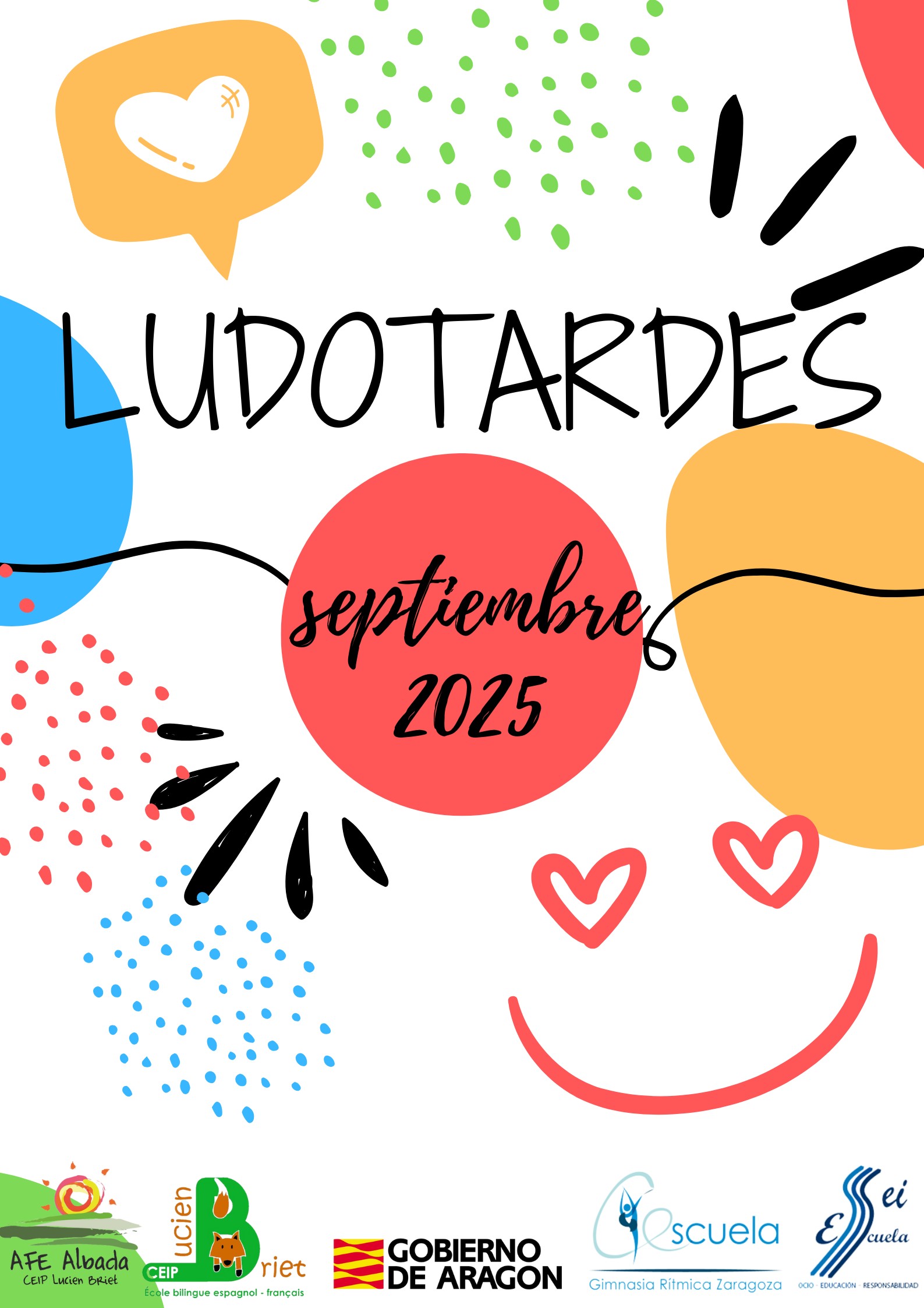 LUDOTARDES SEPTIEMBRE 2025 - Inscríbete